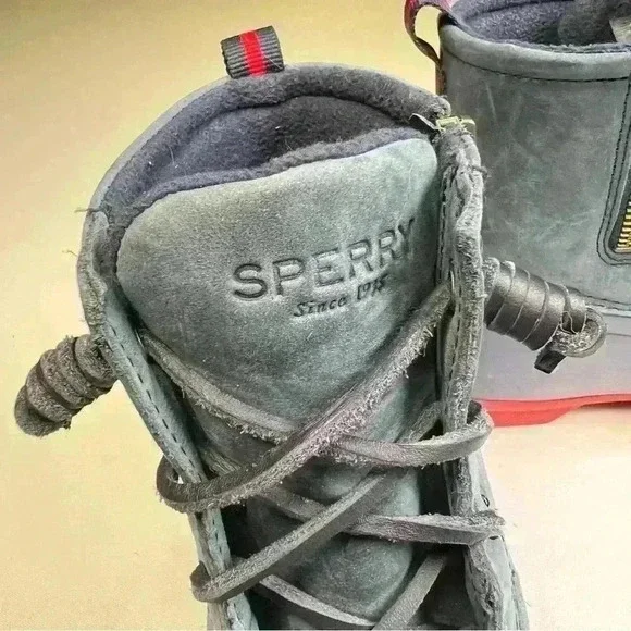 Sperry saltwater waterproof rain boots sz7 like new - Picture 9 of 11